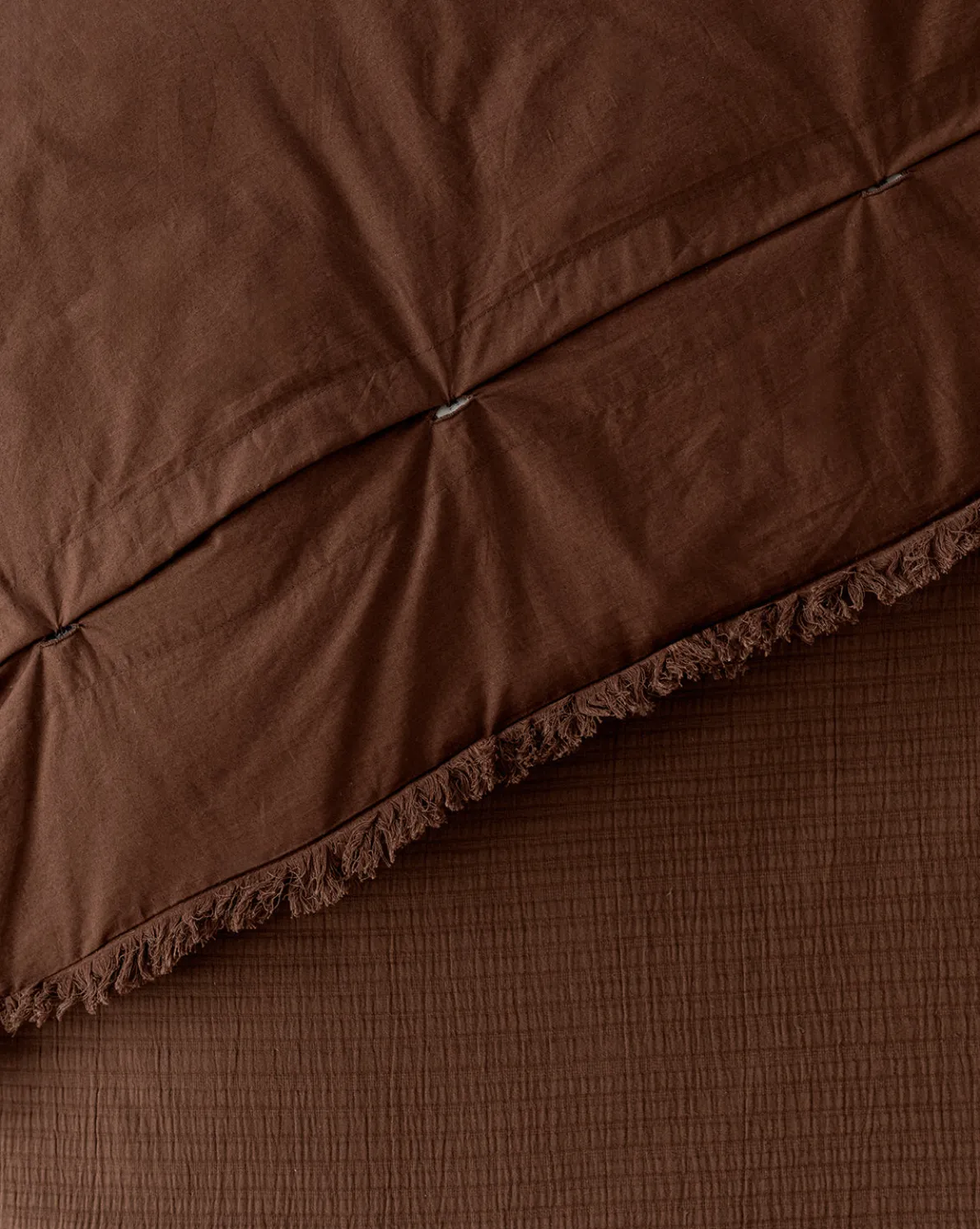 Hendricks Chocolate Cotton Duvet Cover