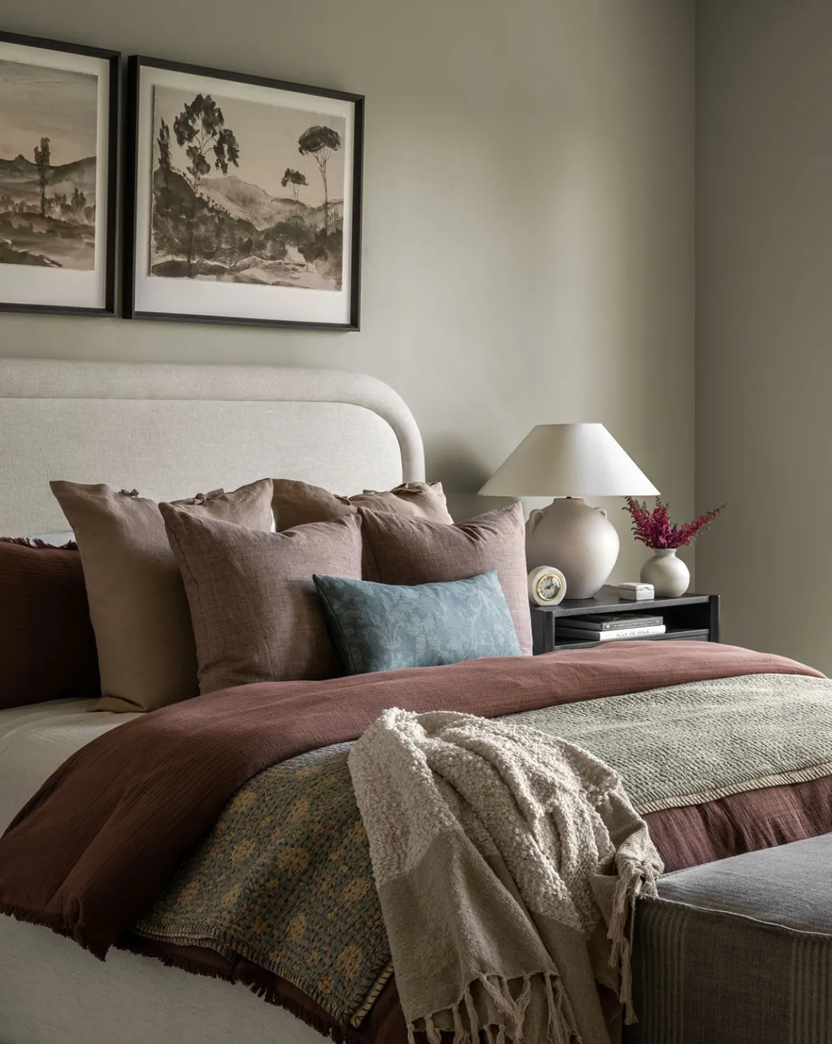 Hendricks Chocolate Cotton Duvet Cover