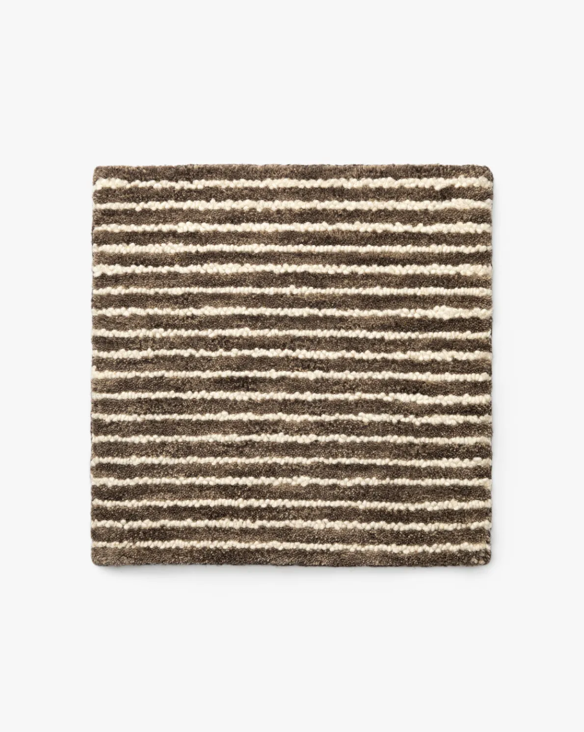 Inara Mocha Hand-Tufted Wool Rug Swatch