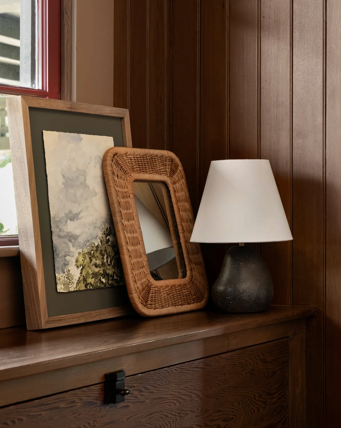 Jera Shelf Mirror