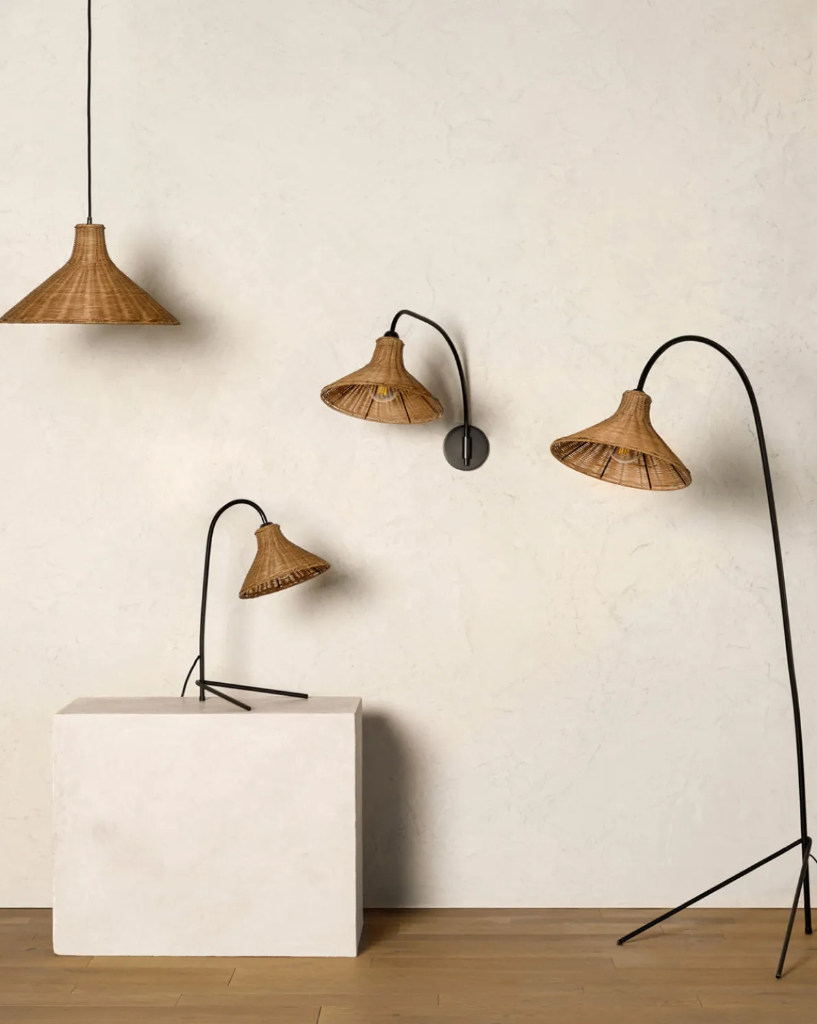 Johanson Woven Floor Lamp