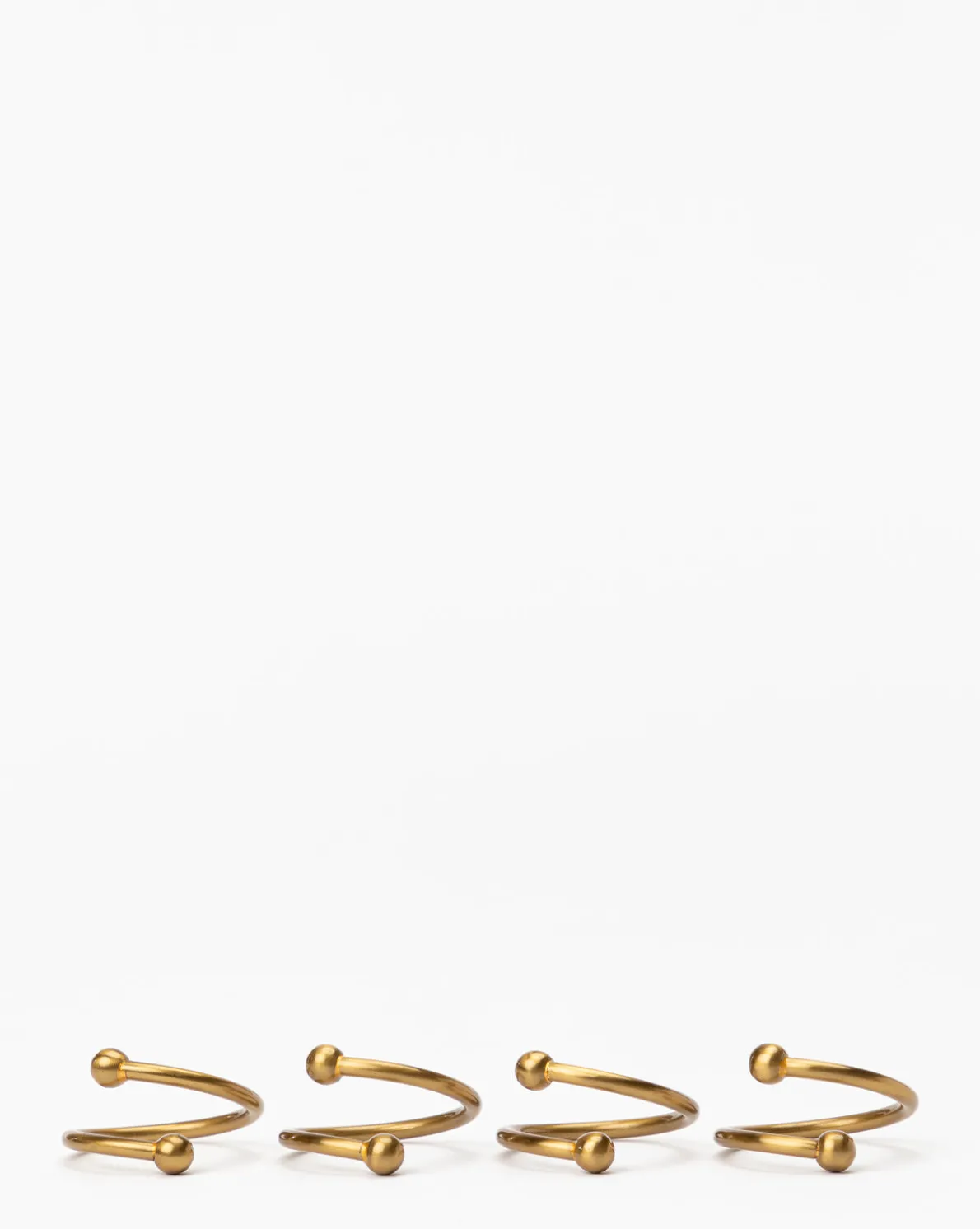 Kinne Metal Napkin Rings (Set of 4)