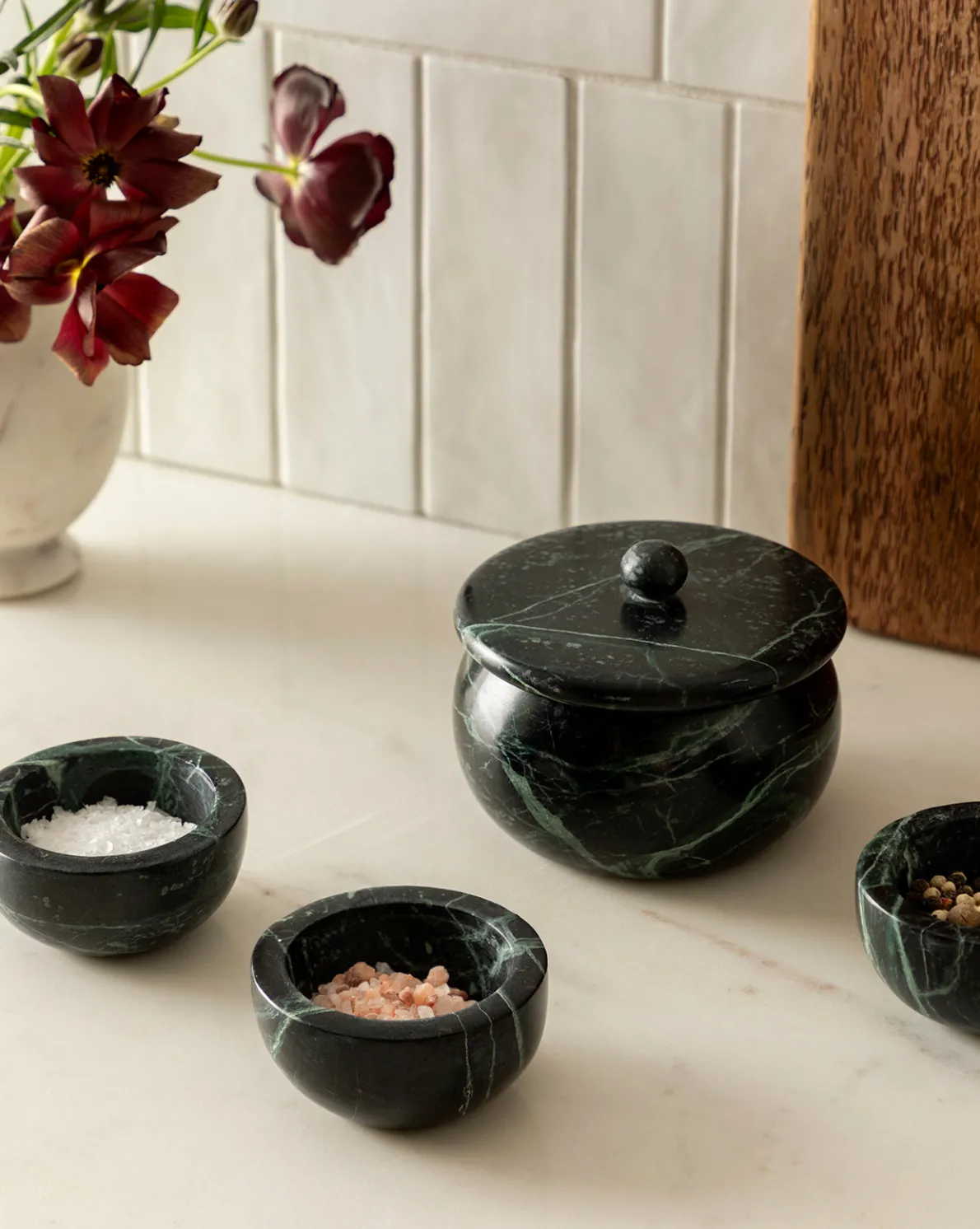 Laroche Marble Pinch Pots (Set of 3)