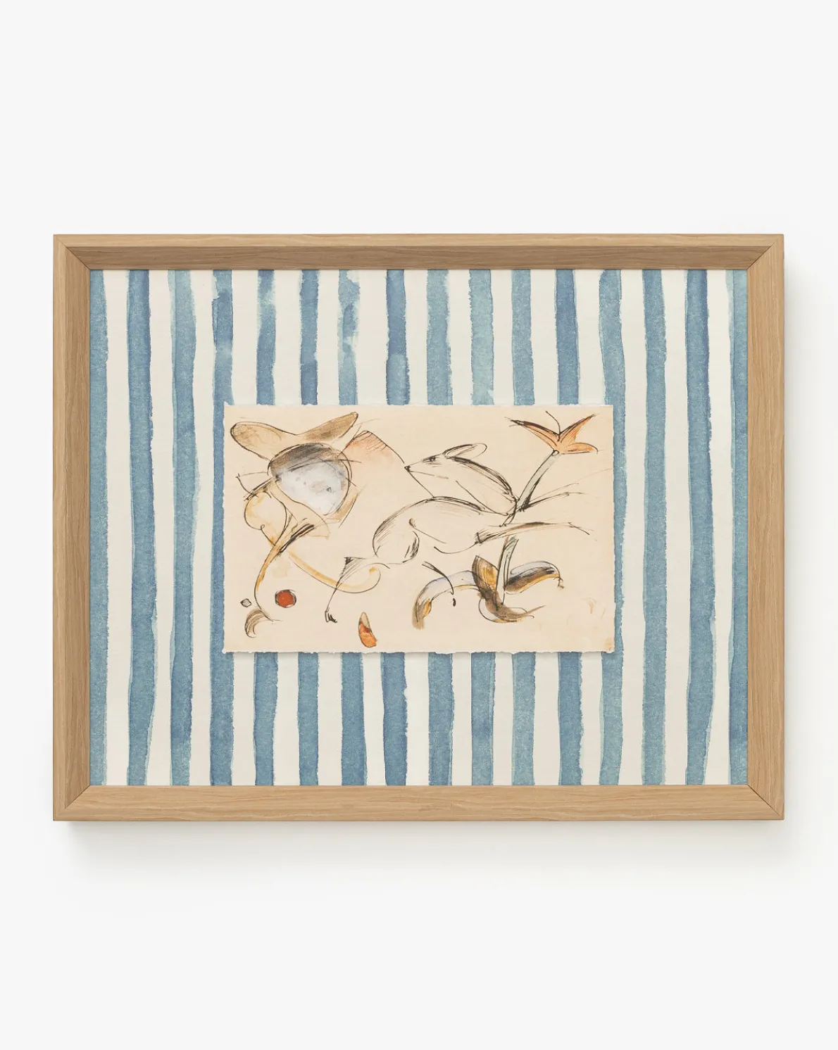 Leaping Doe among the Flowers