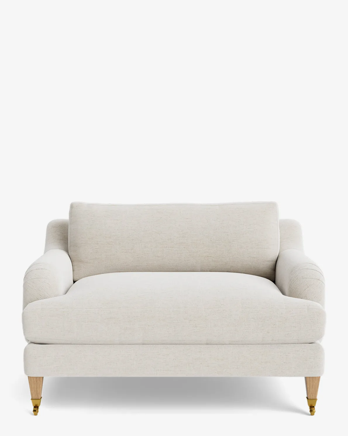 Lucille English Roll Arm Chair and a Half