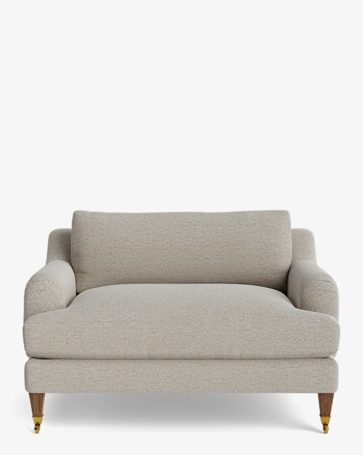 Lucille English Roll Arm Chair and a Half