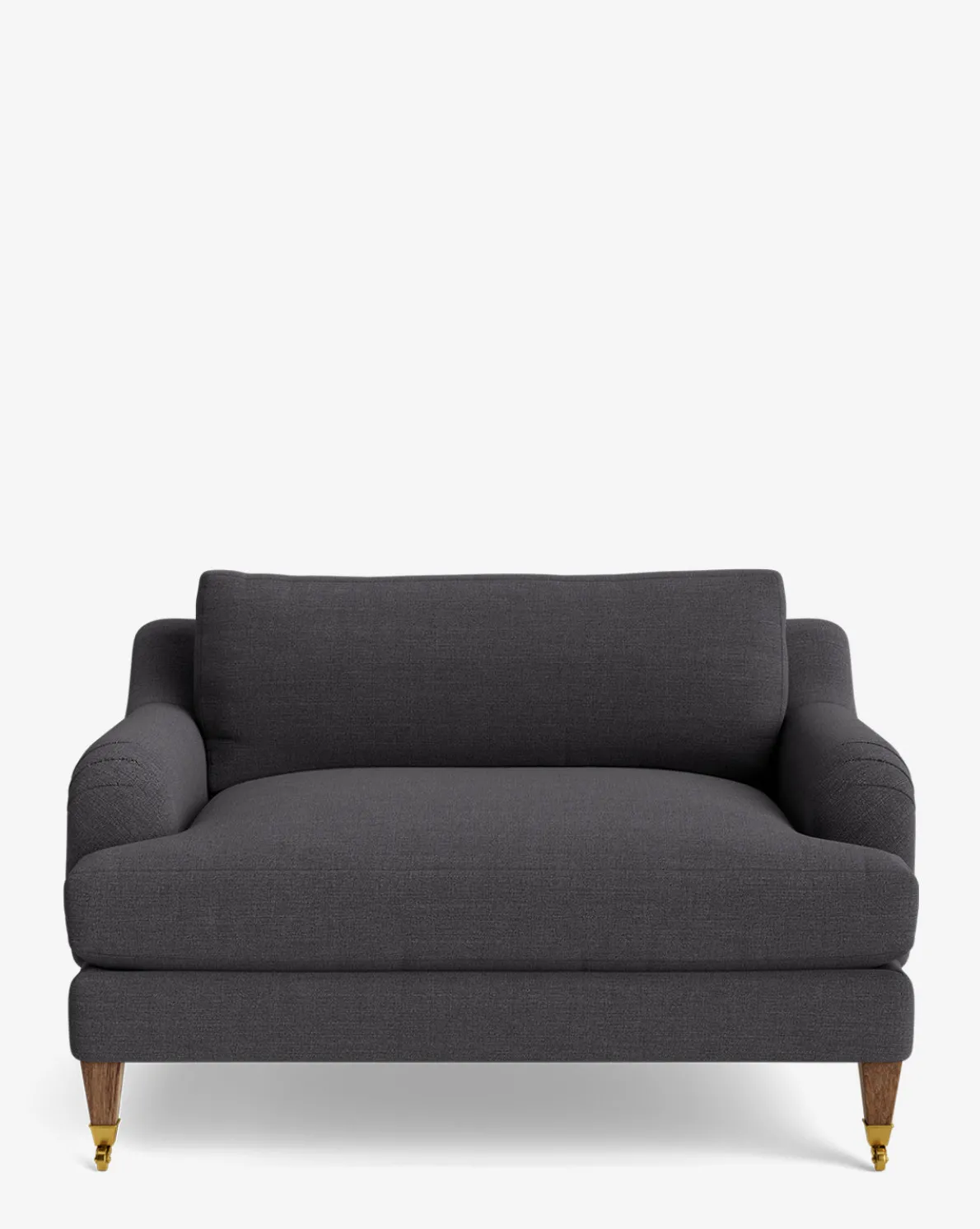 Lucille English Roll Arm Chair and a Half