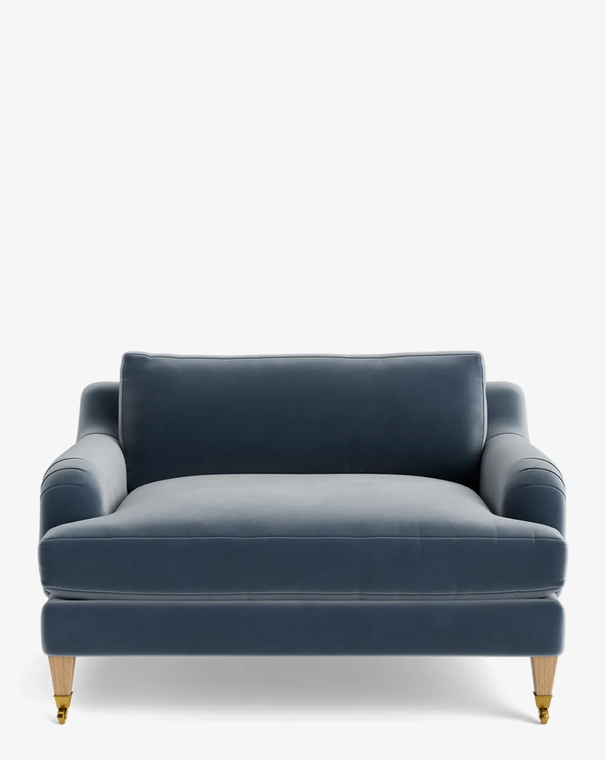 Lucille English Roll Arm Chair and a Half