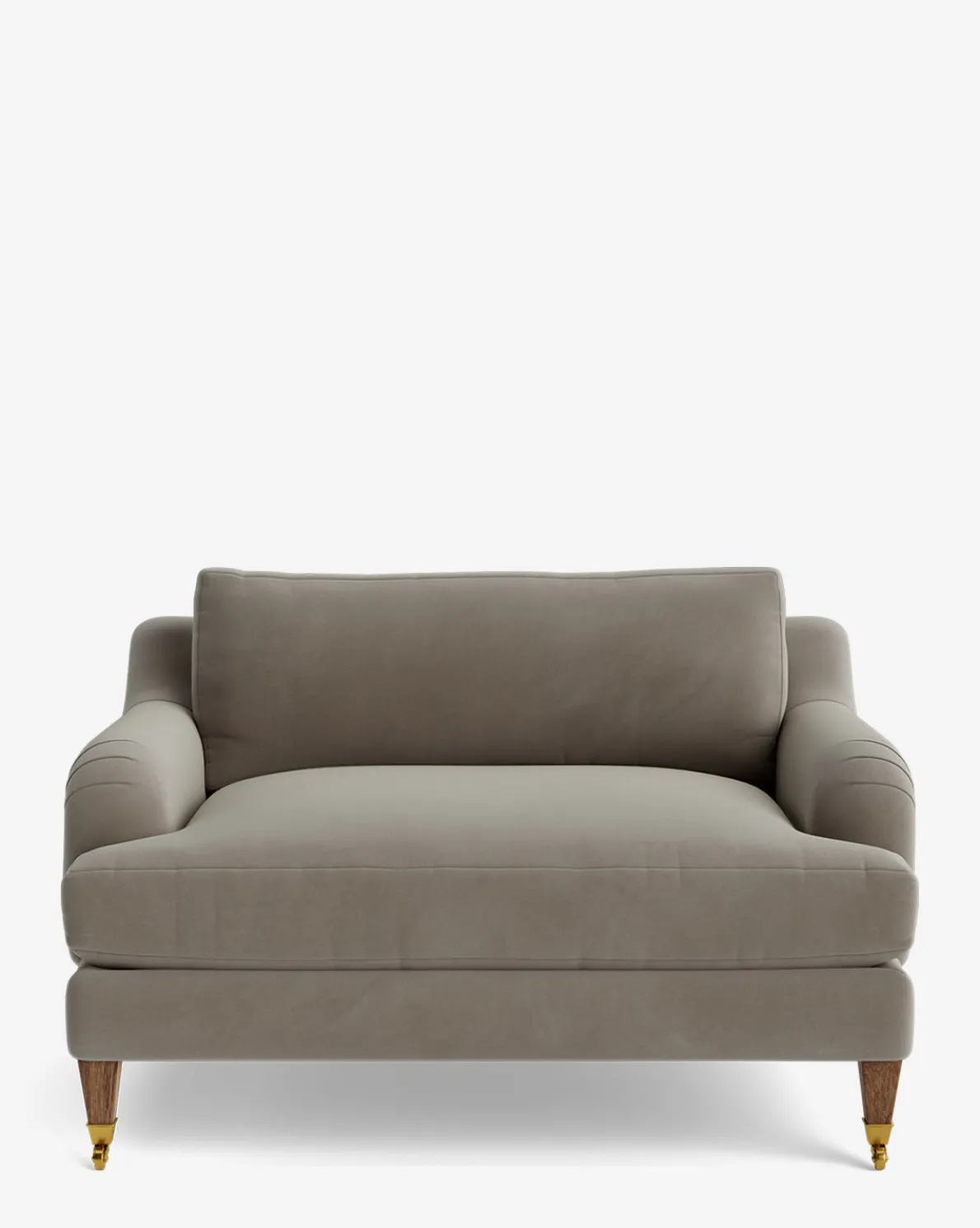 Lucille English Roll Arm Chair and a Half