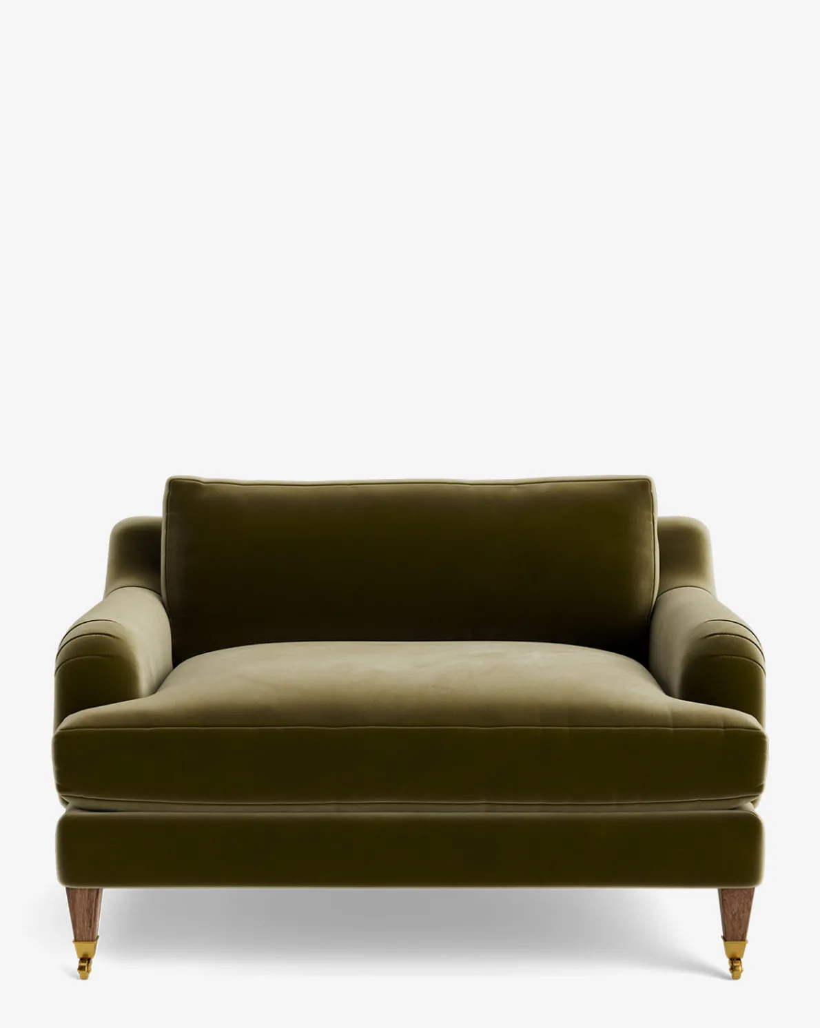 Lucille English Roll Arm Chair and a Half