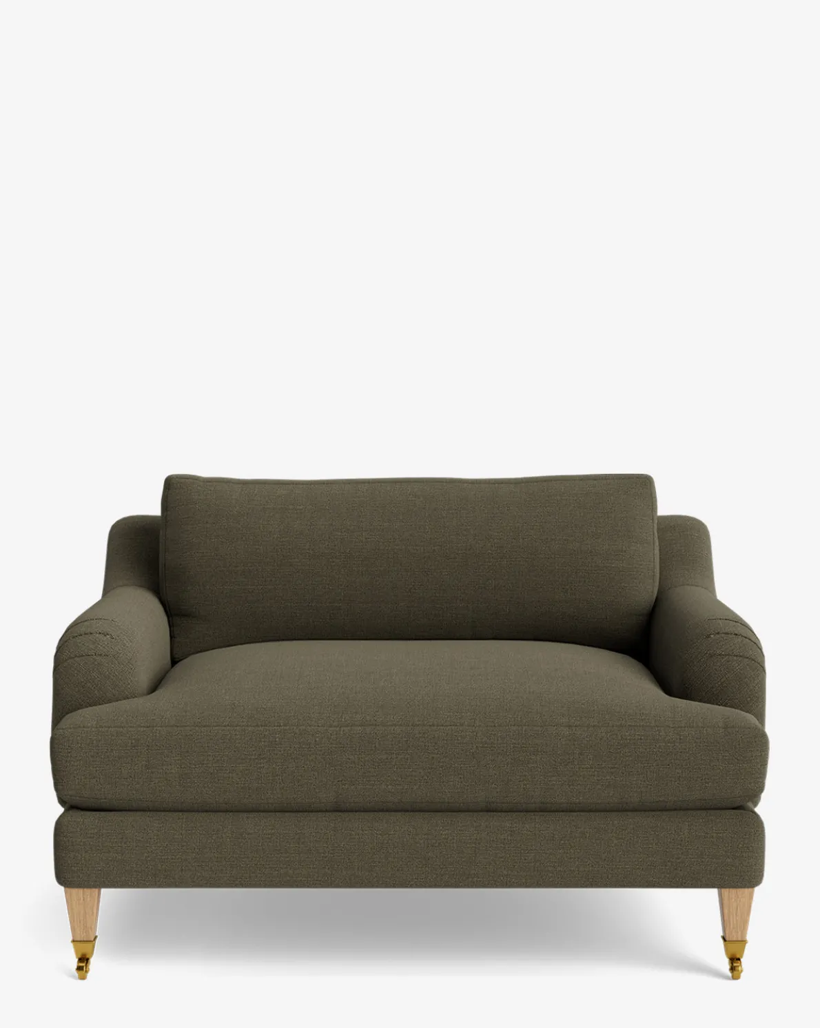 Lucille English Roll Arm Chair and a Half