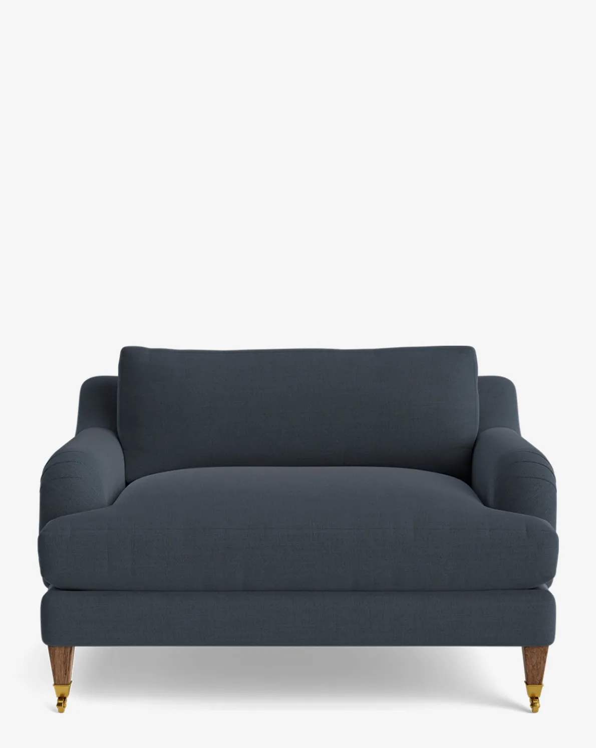 Lucille English Roll Arm Chair and a Half