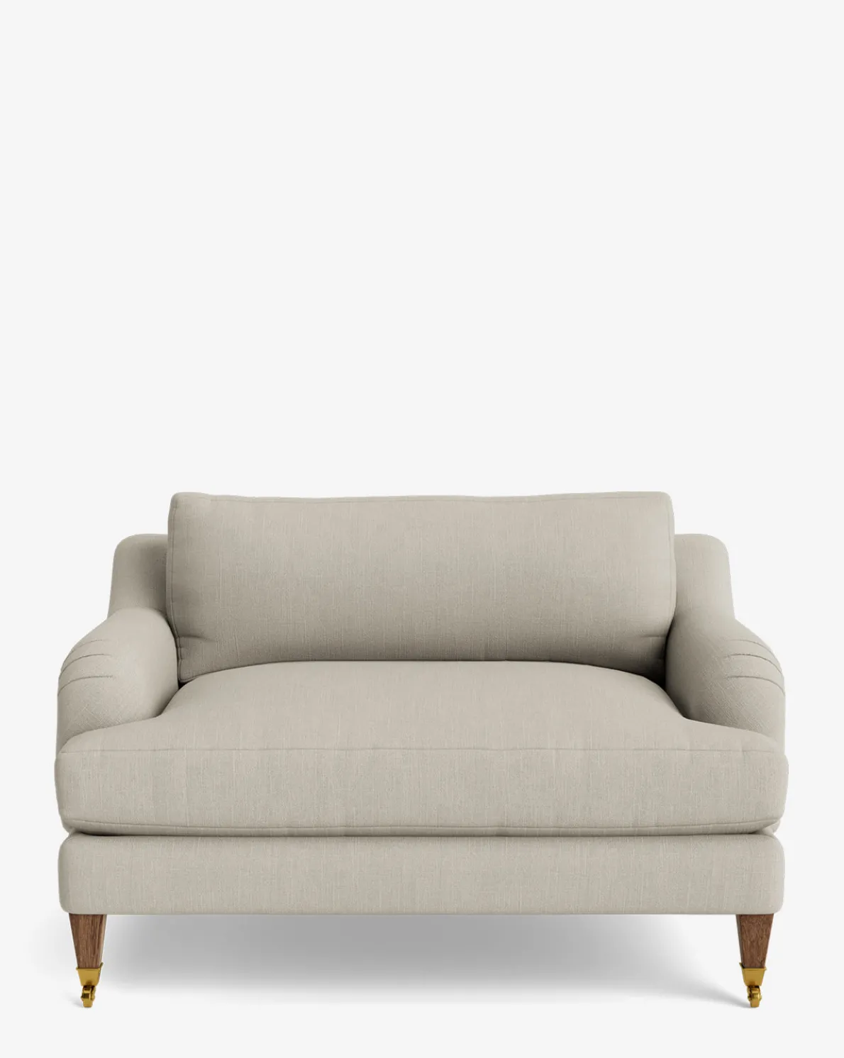 Lucille English Roll Arm Chair and a Half