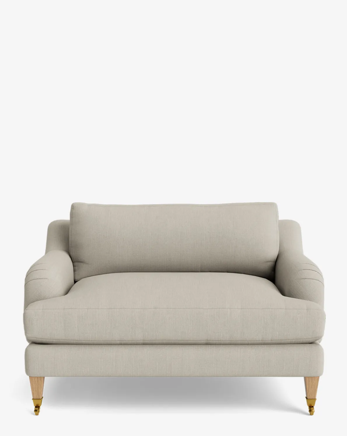 Lucille English Roll Arm Chair and a Half