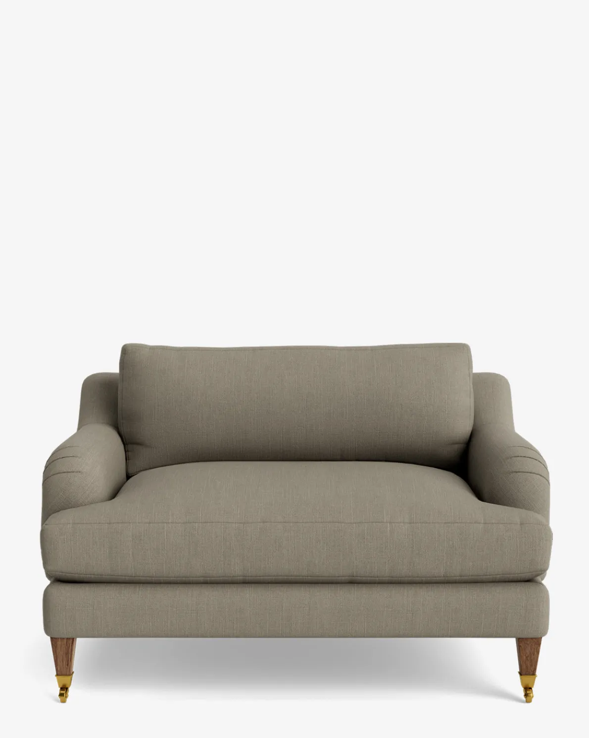 Lucille English Roll Arm Chair and a Half