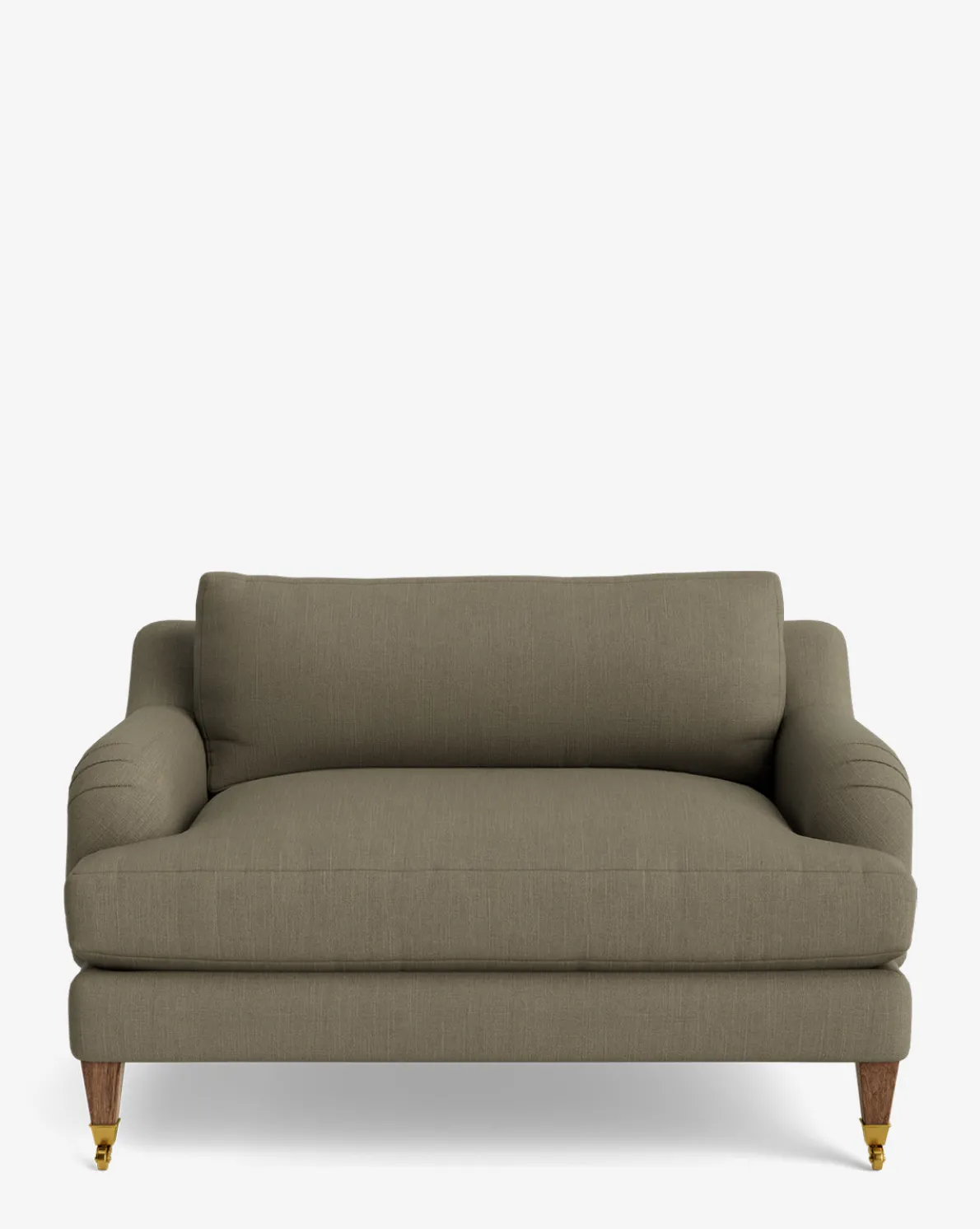 Lucille English Roll Arm Chair and a Half