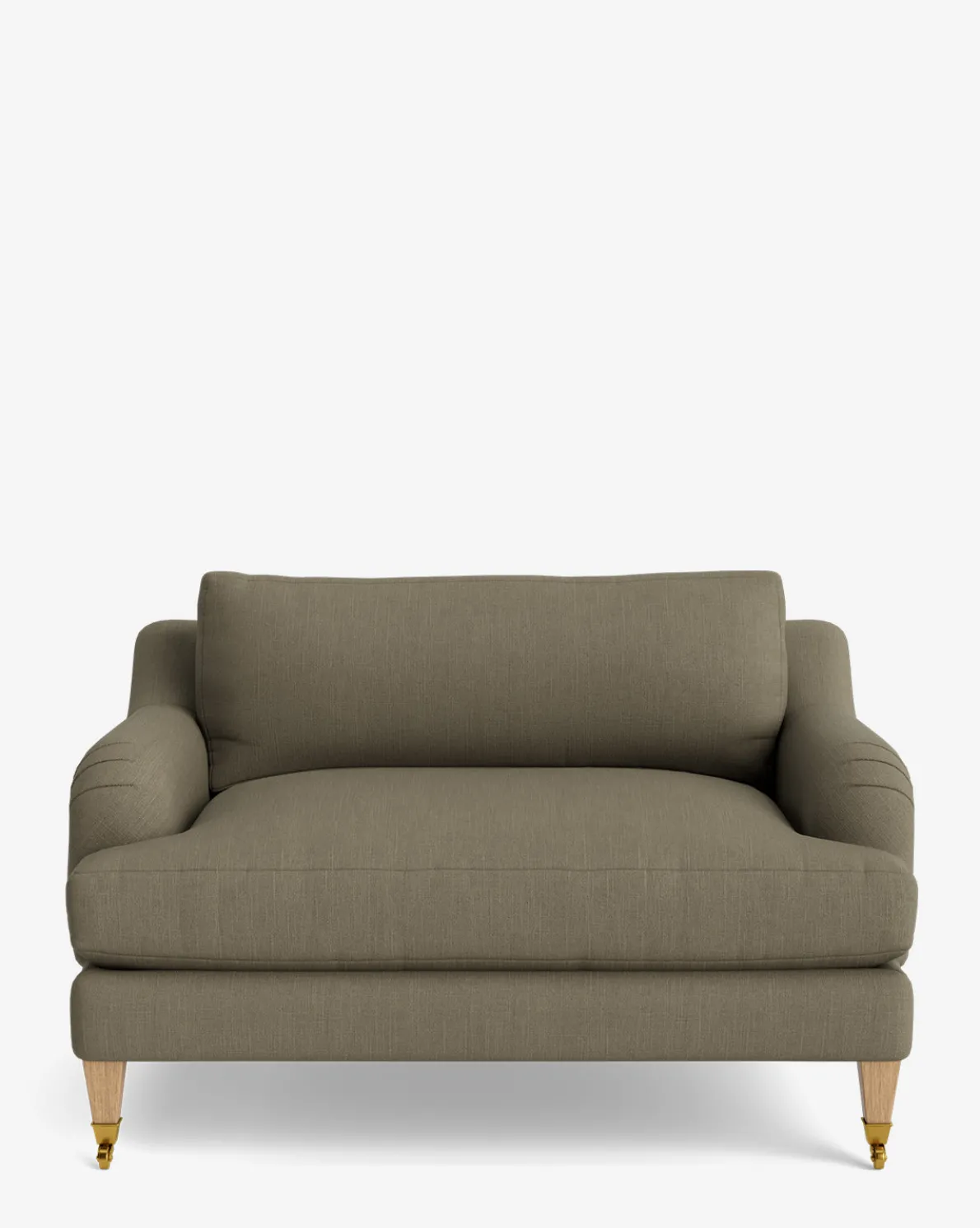 Lucille English Roll Arm Chair and a Half