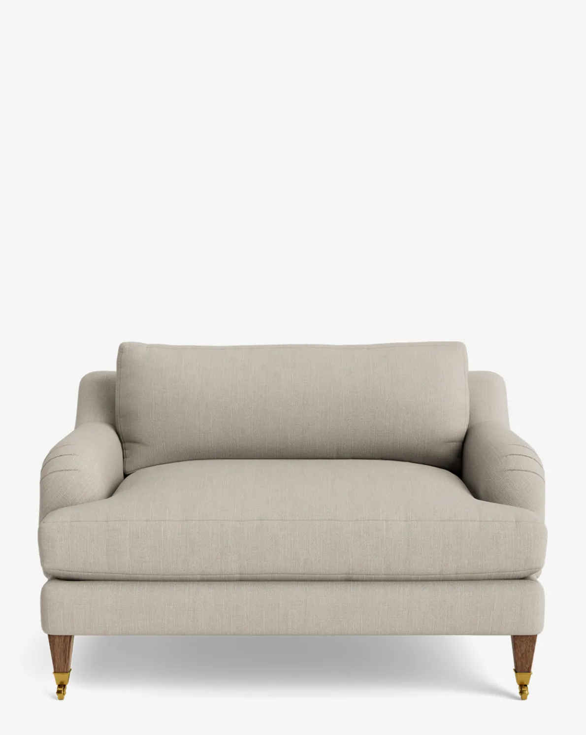 Lucille English Roll Arm Chair and a Half