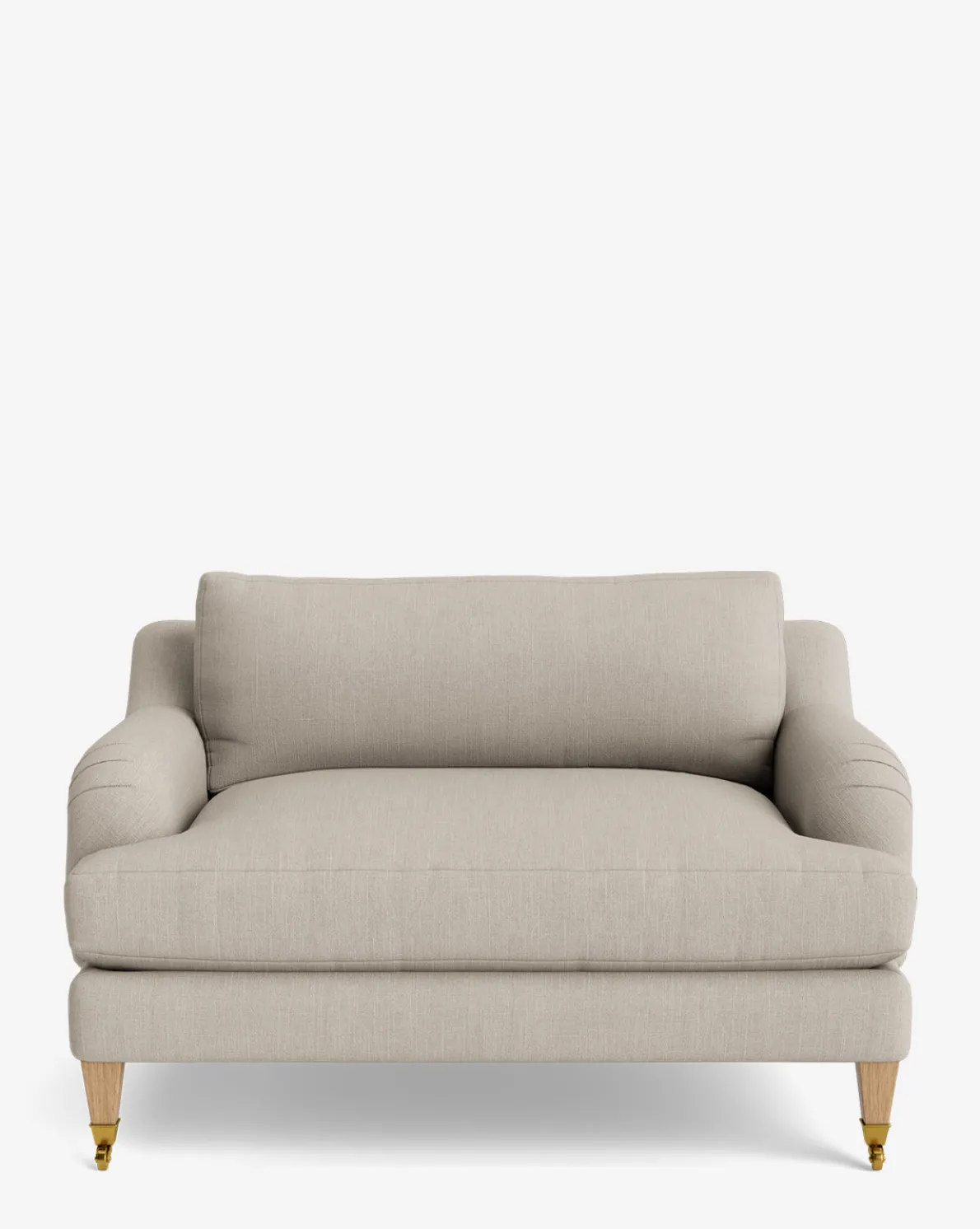 Lucille English Roll Arm Chair and a Half