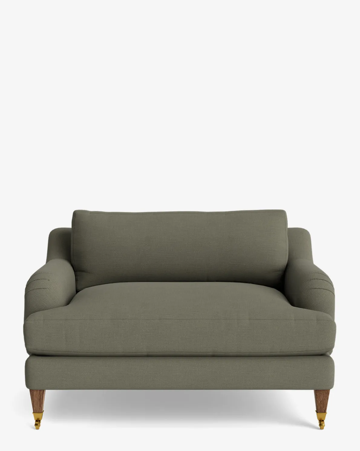 Lucille English Roll Arm Chair and a Half