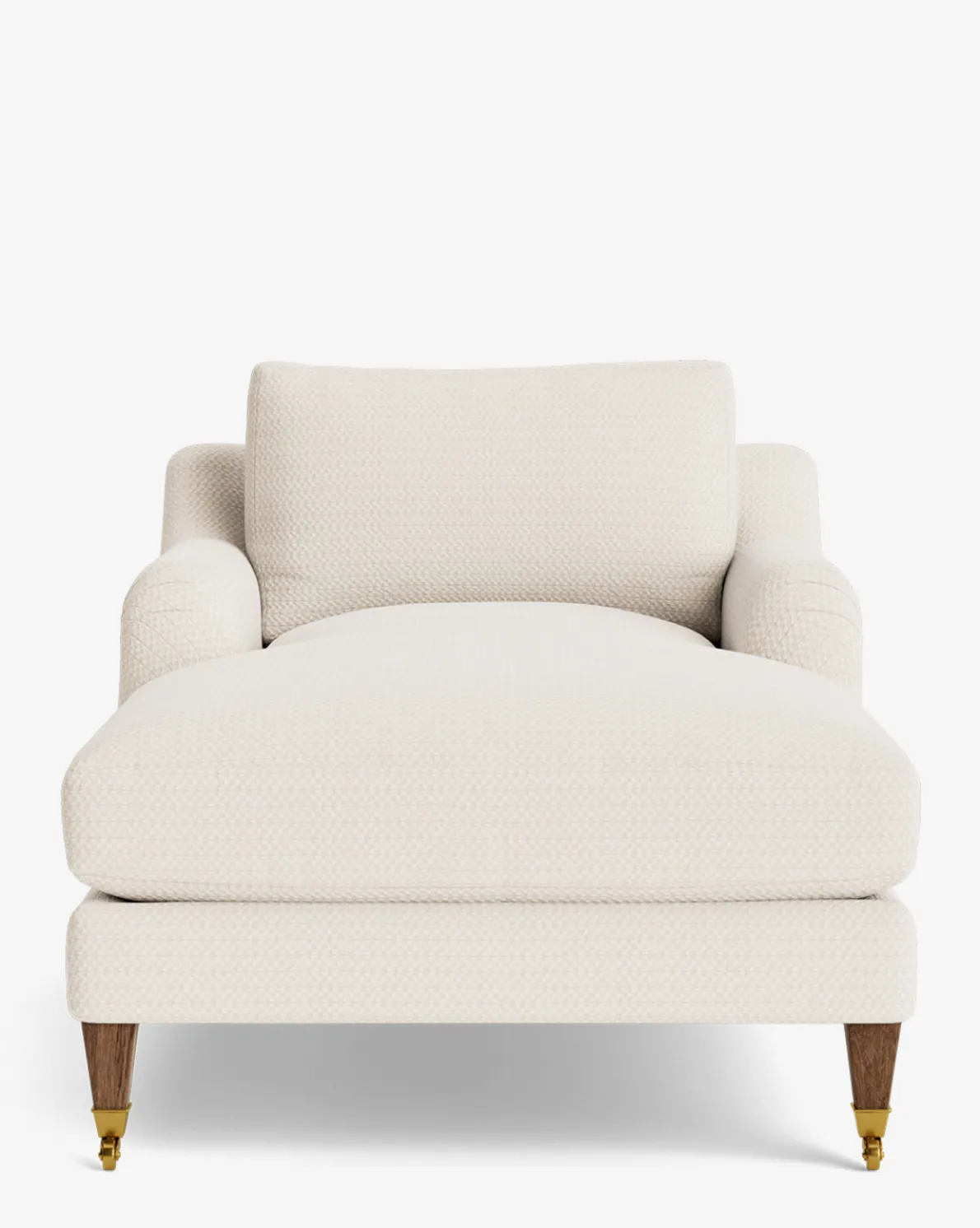 Lucille English Roll Arm Chaise Lounge