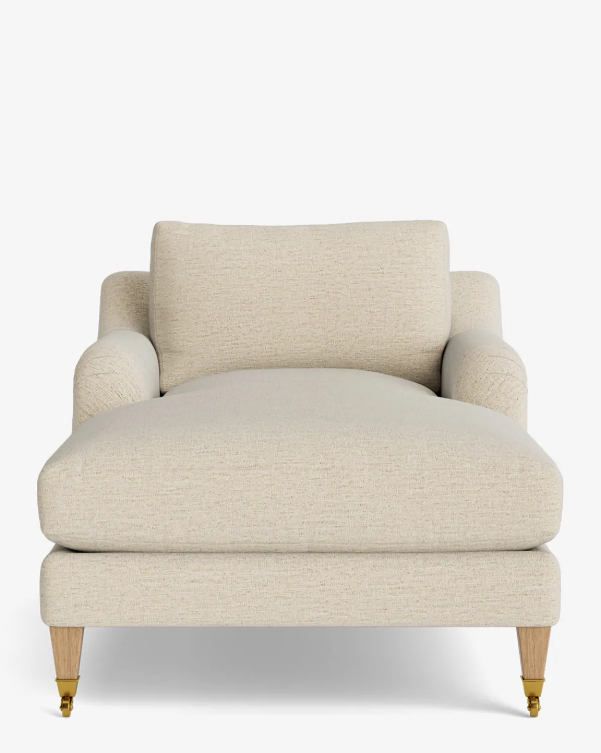 Lucille English Roll Arm Chaise Lounge