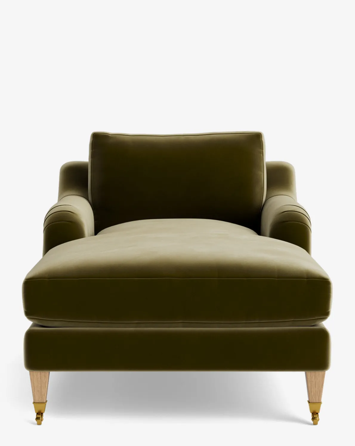 Lucille English Roll Arm Chaise Lounge