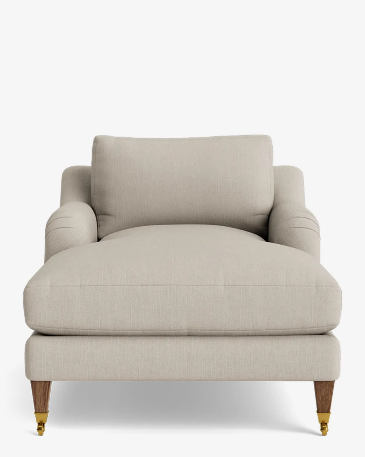 Lucille English Roll Arm Chaise Lounge