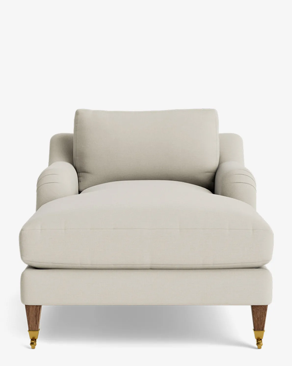 Lucille English Roll Arm Chaise Lounge