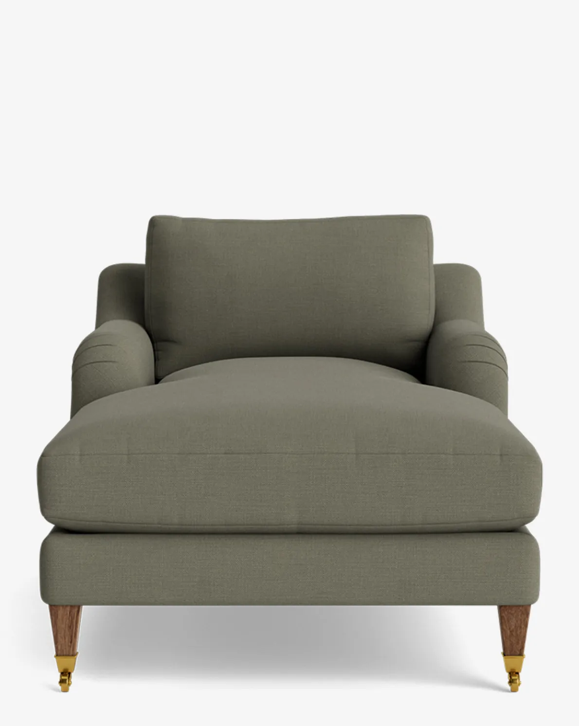 Lucille English Roll Arm Chaise Lounge