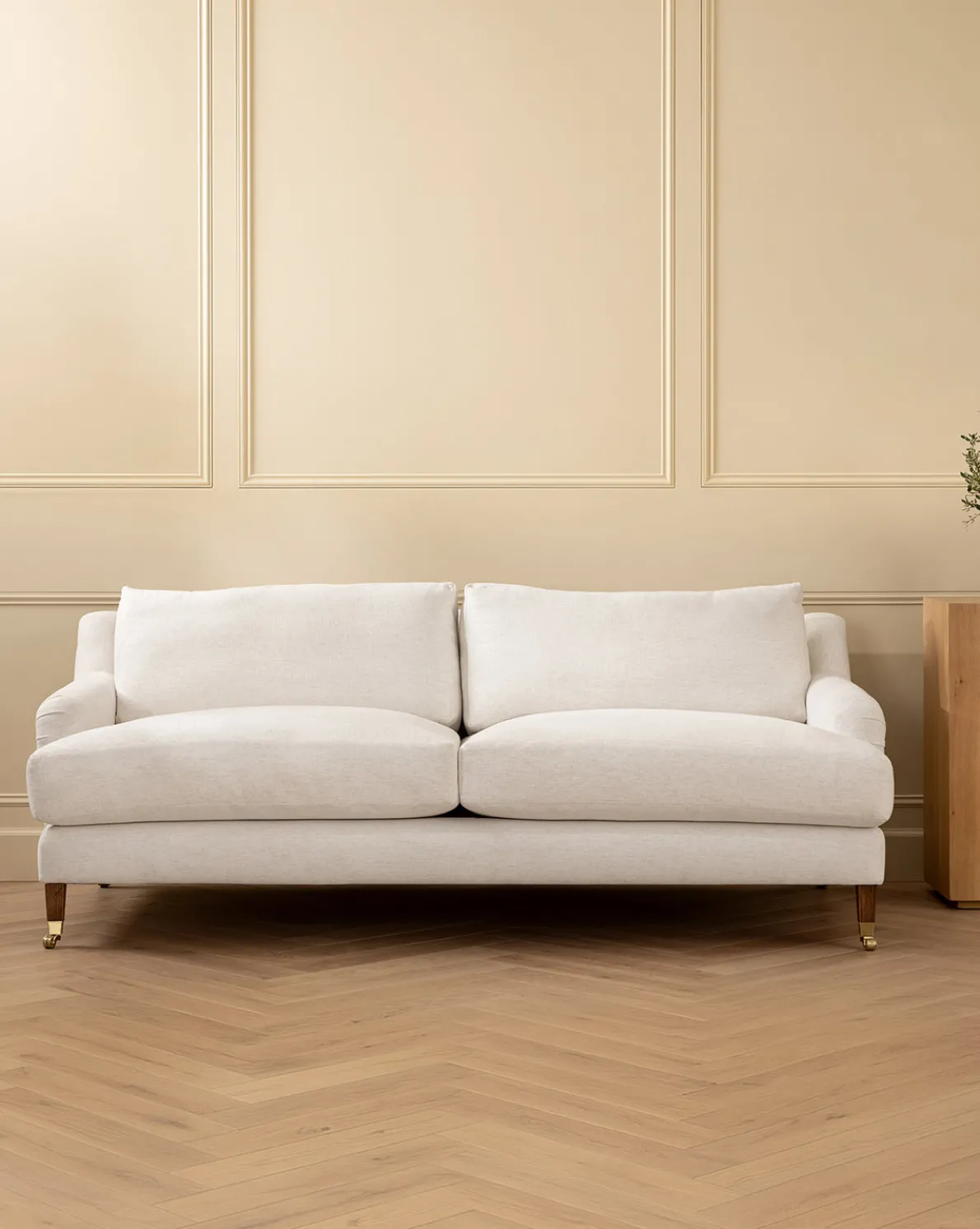 Lucille English Roll Arm Sofa 90.5