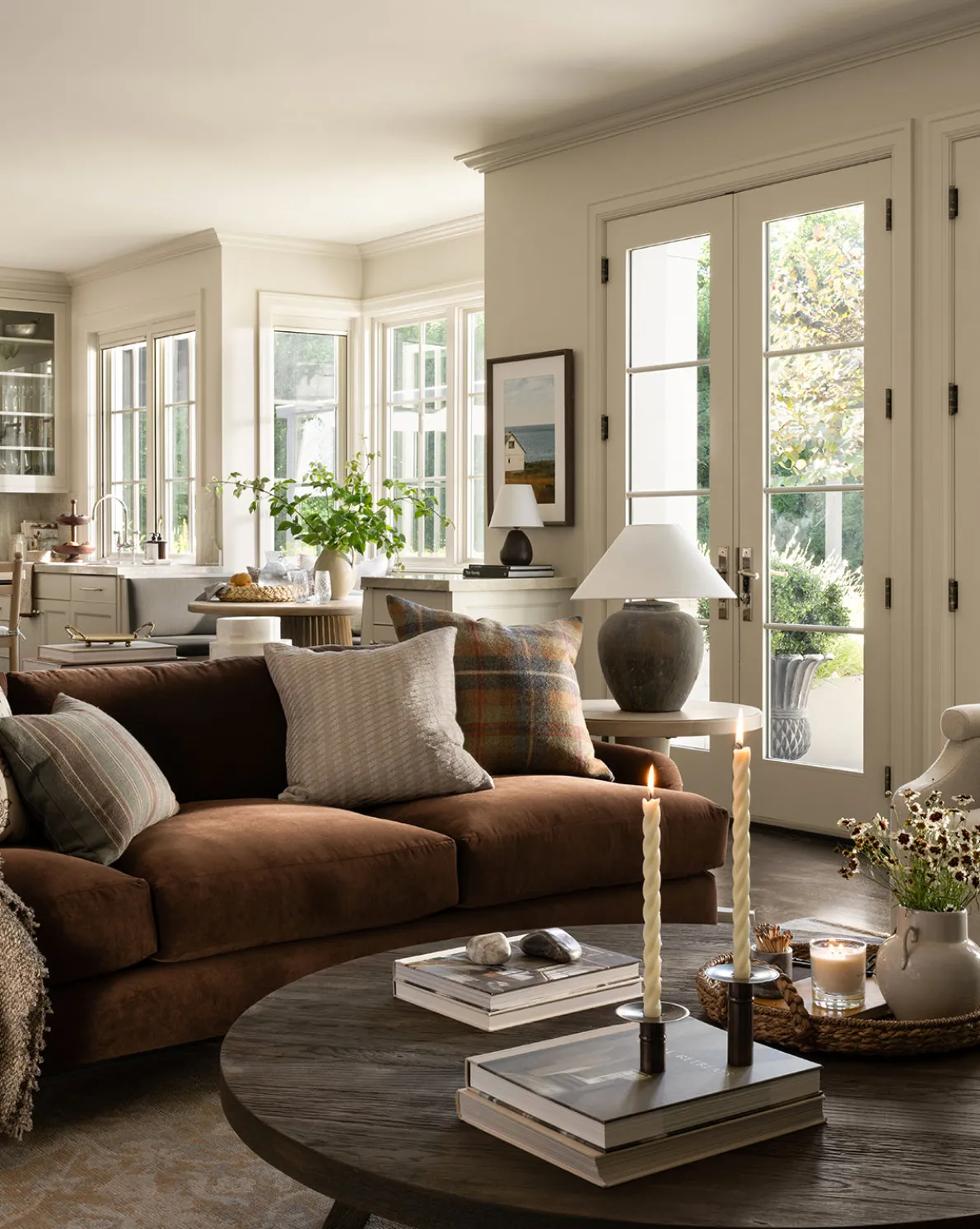 Lucille English Roll Arm Sofa 90.5