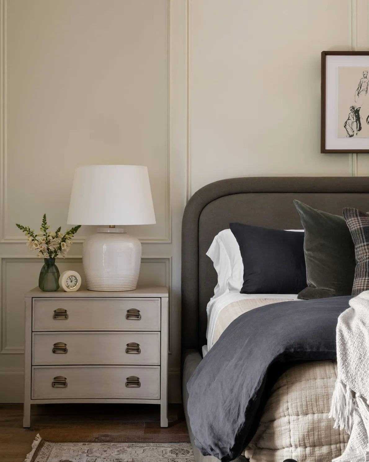 Mackenna White Oak Nightstand