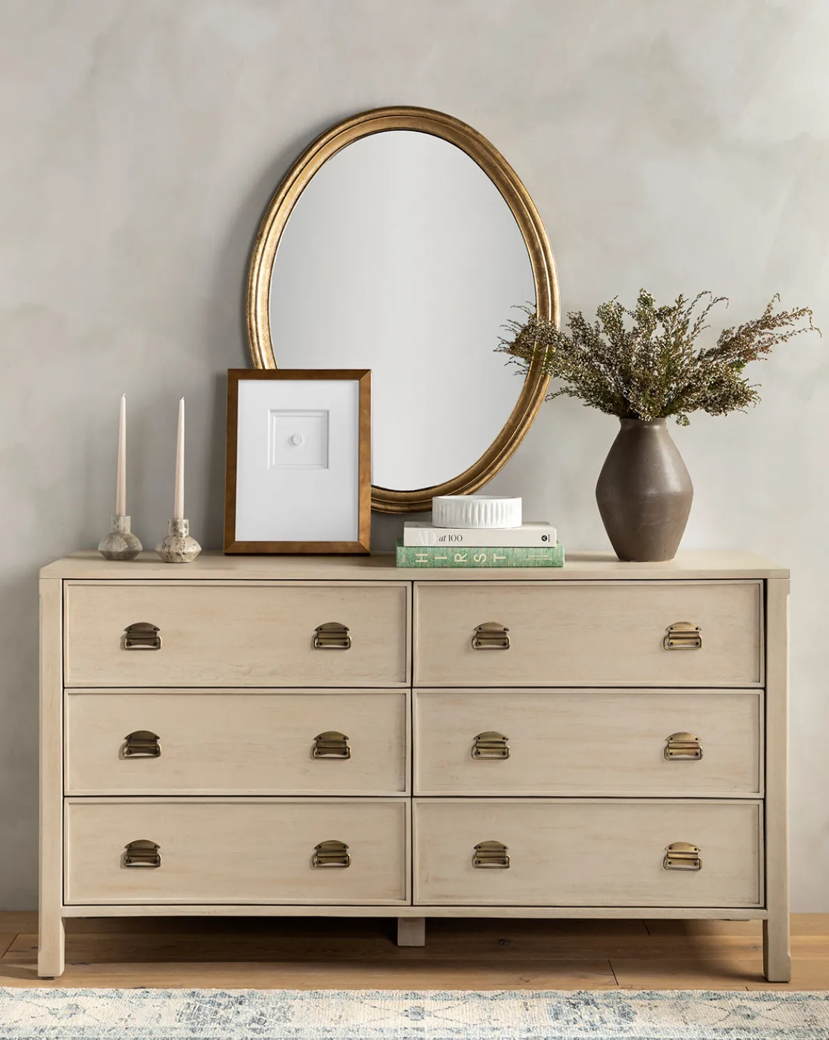 Mackenna White Oak Dresser
