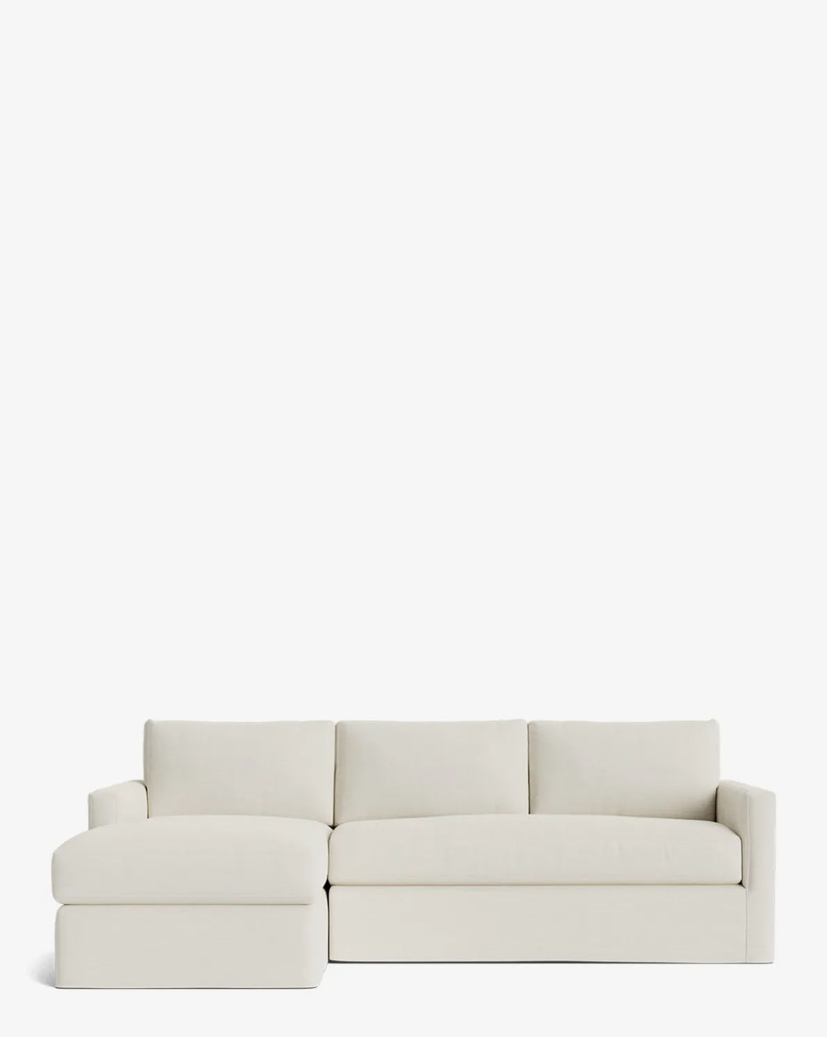 Macy Slipcover Chaise Sectional 101