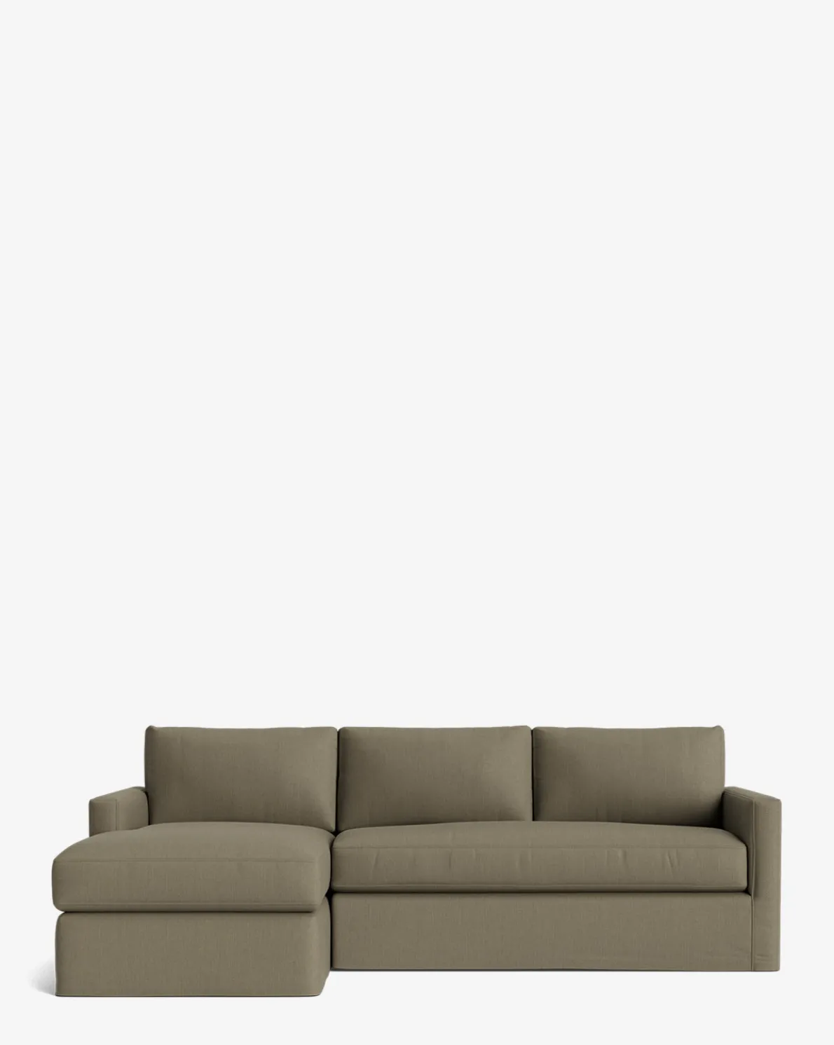 Macy Slipcover Chaise Sectional 101