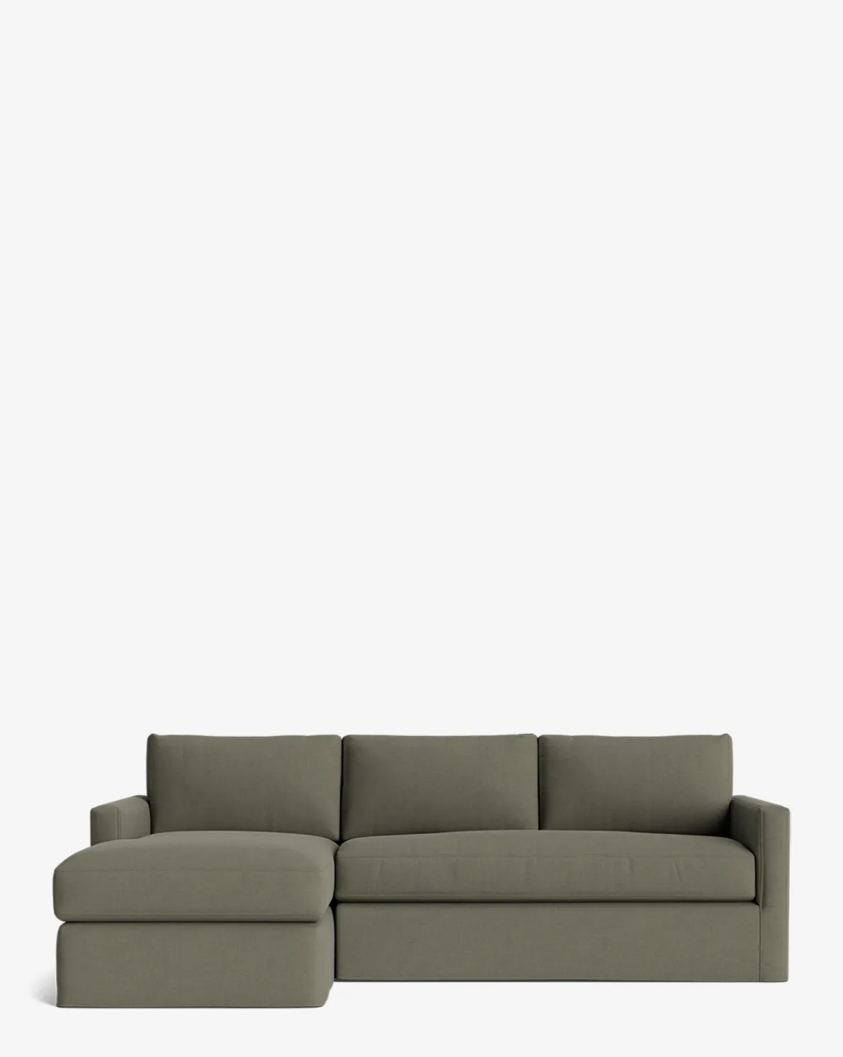 Macy Slipcover Chaise Sectional 101