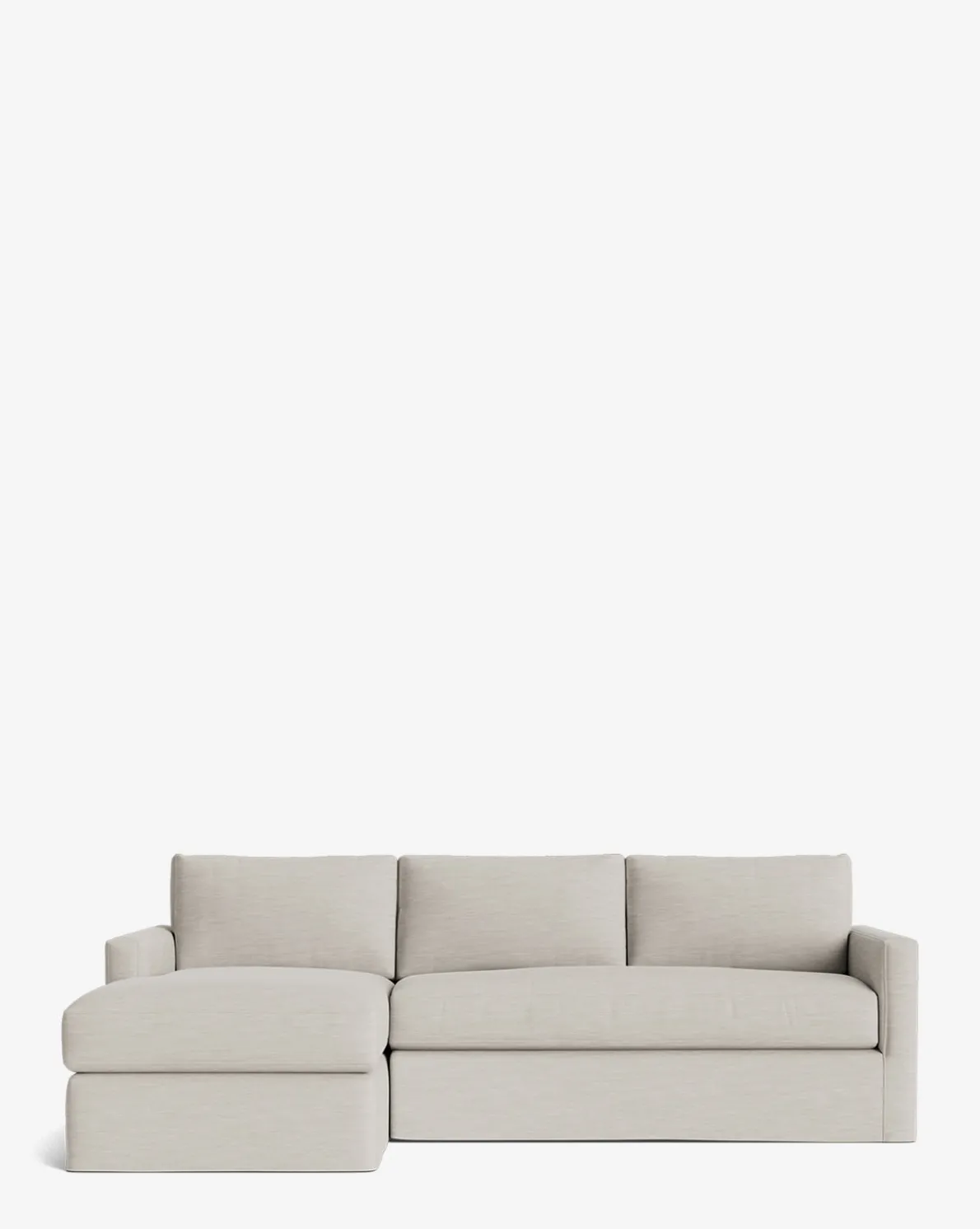Macy Slipcover Chaise Sectional 101