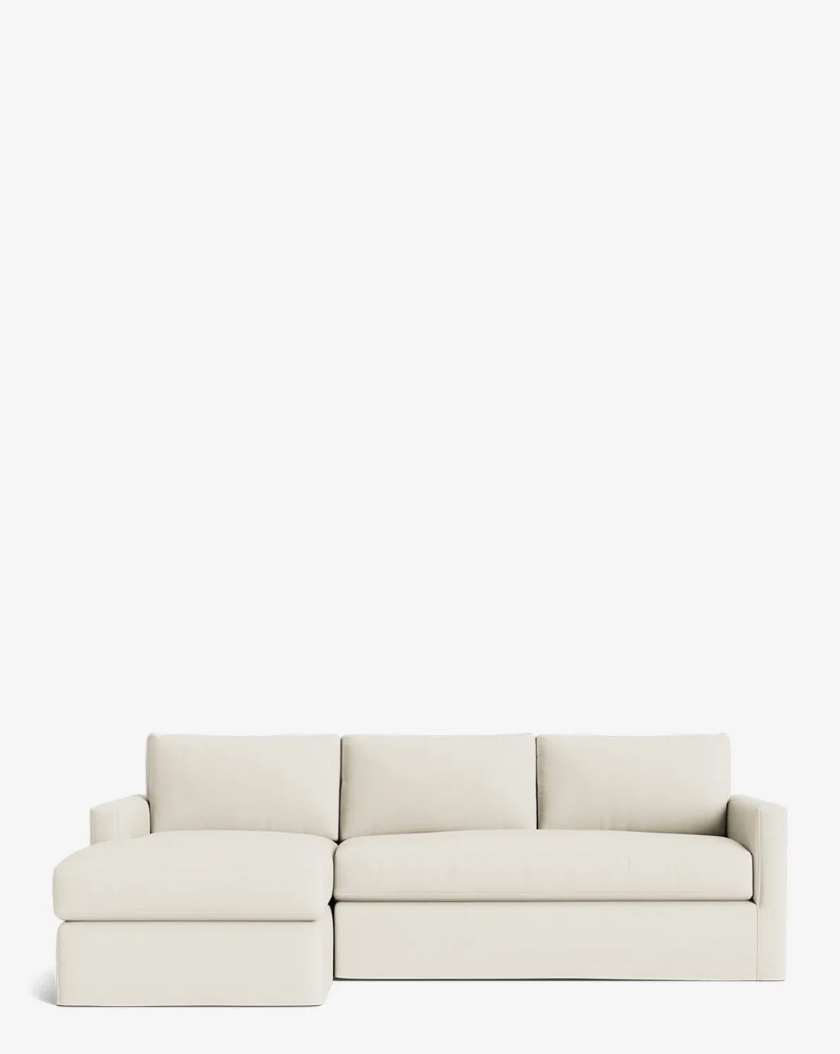 Macy Slipcover Chaise Sectional 101