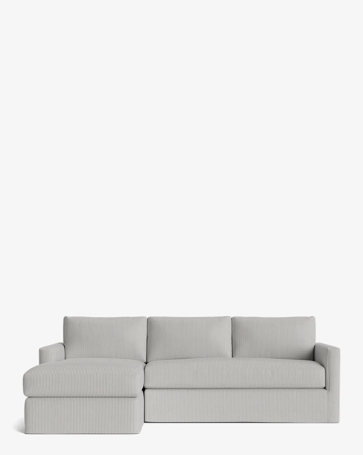 Macy Slipcover Chaise Sectional 101