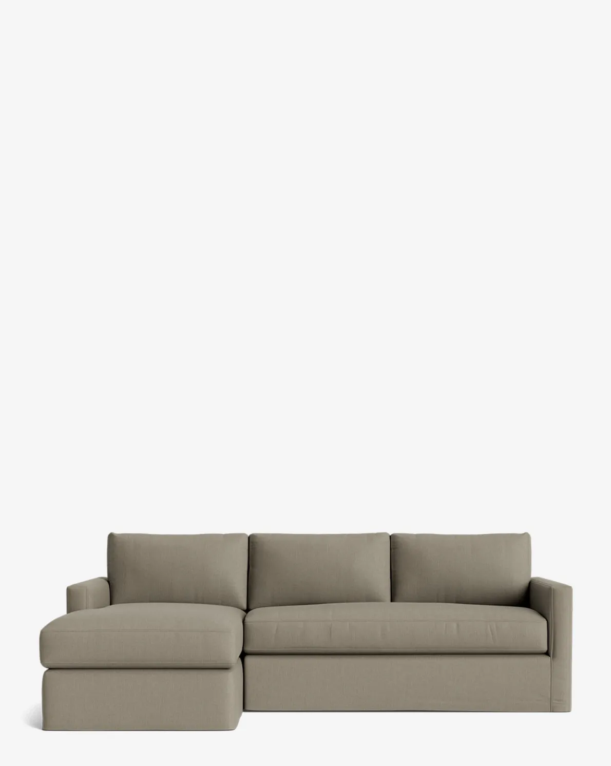 Macy Slipcover Chaise Sectional 101