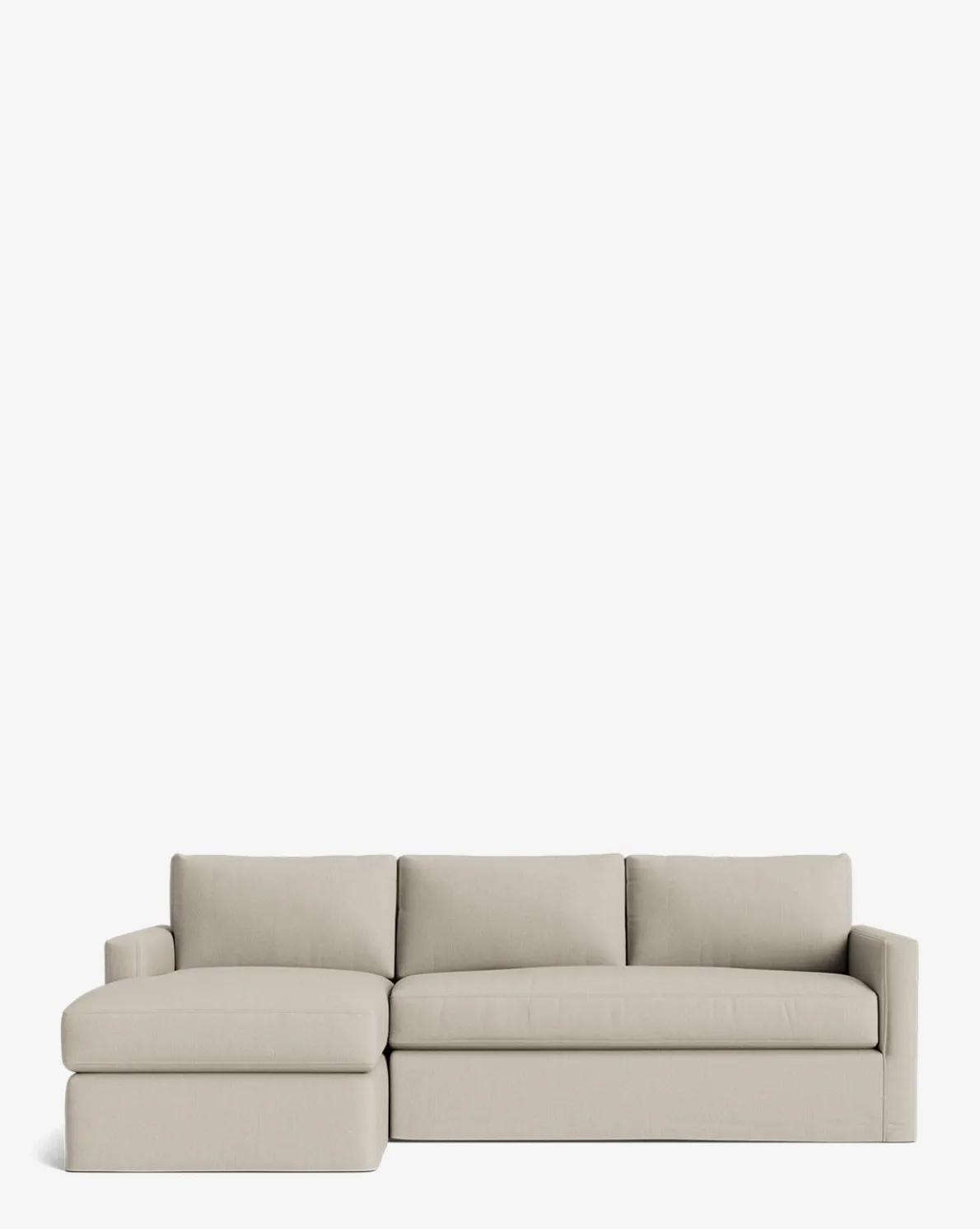 Macy Slipcover Chaise Sectional 101