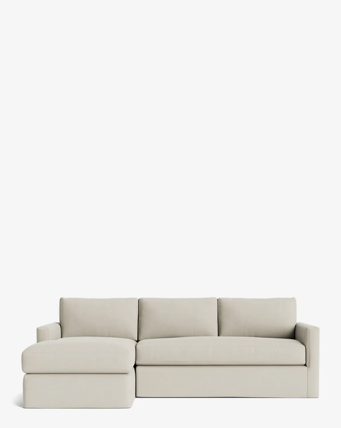 Macy Slipcover Chaise Sectional 101