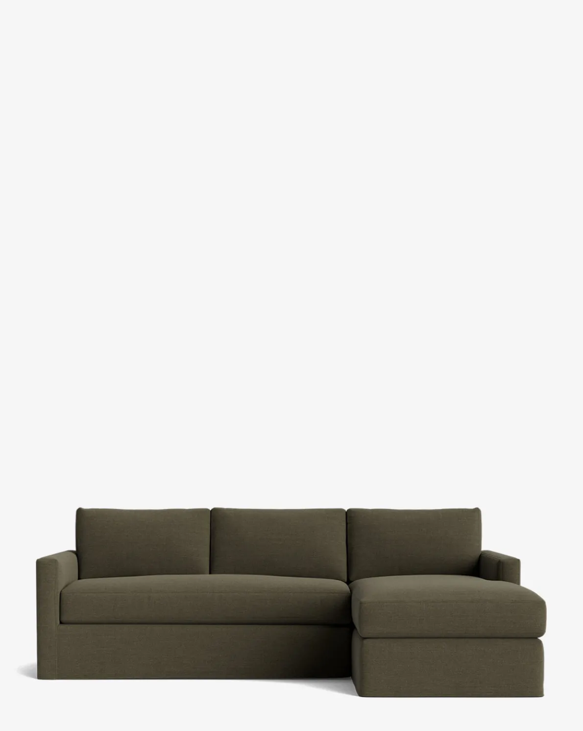Macy Slipcover Chaise Sectional 101