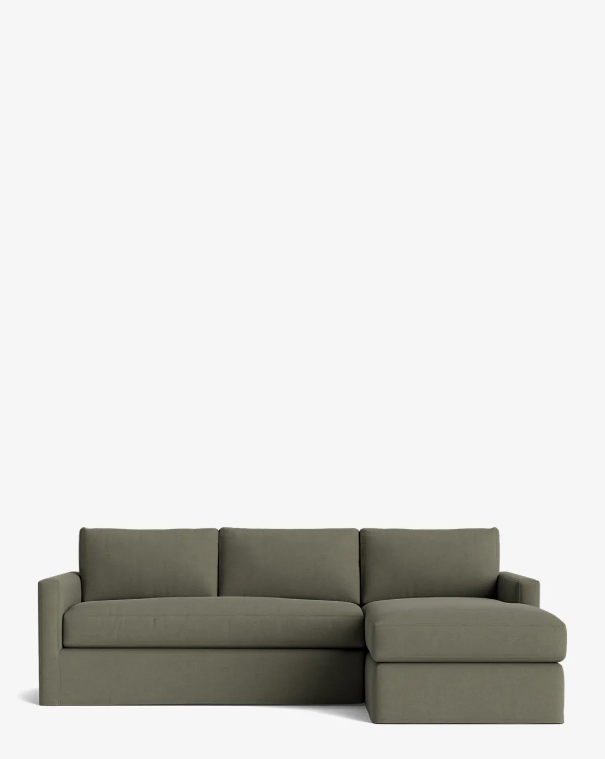 Macy Slipcover Chaise Sectional 101