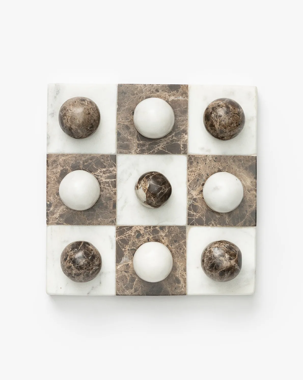 Marble Tic-Tac-Toe Board
