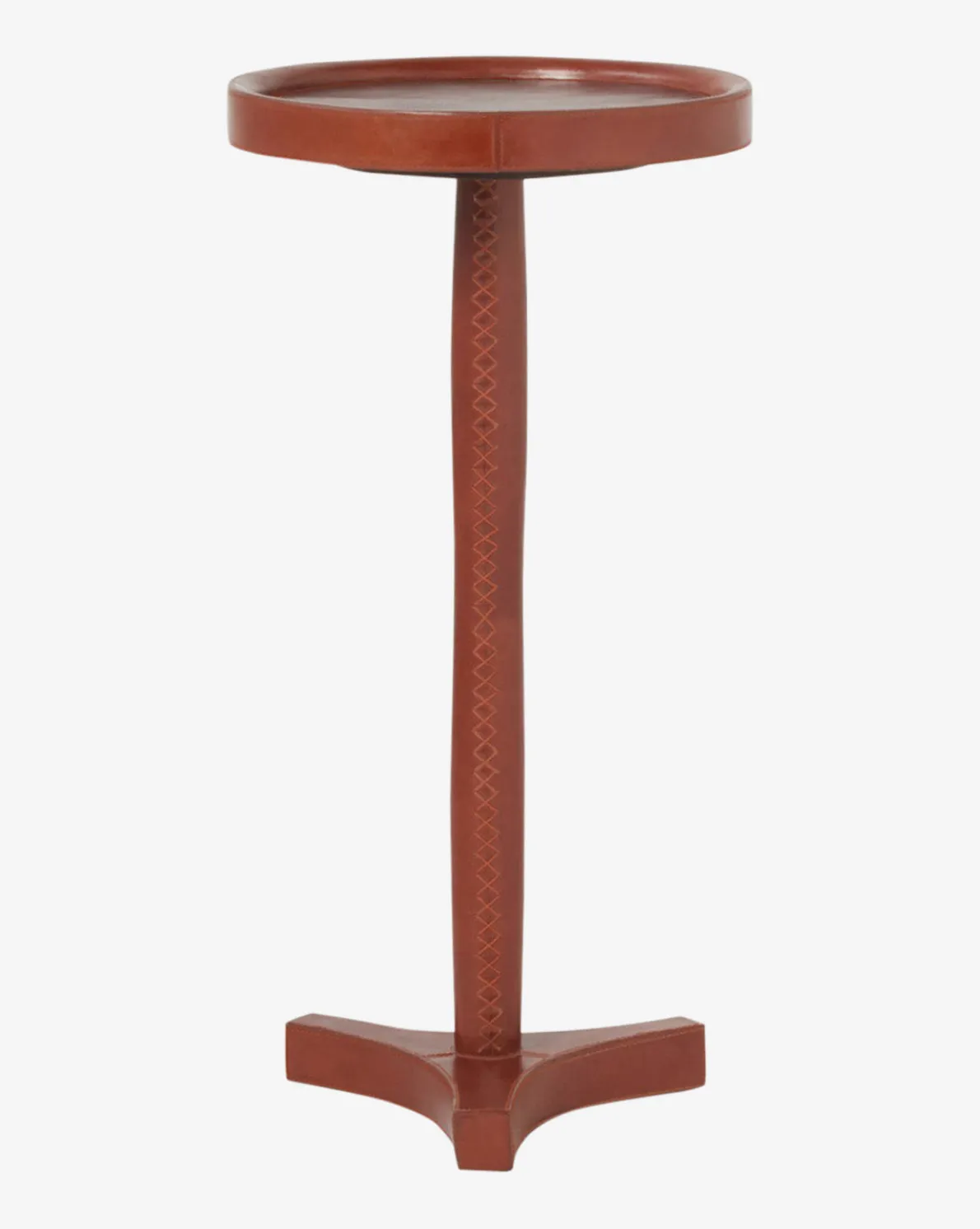 McCoy Leather Side Table