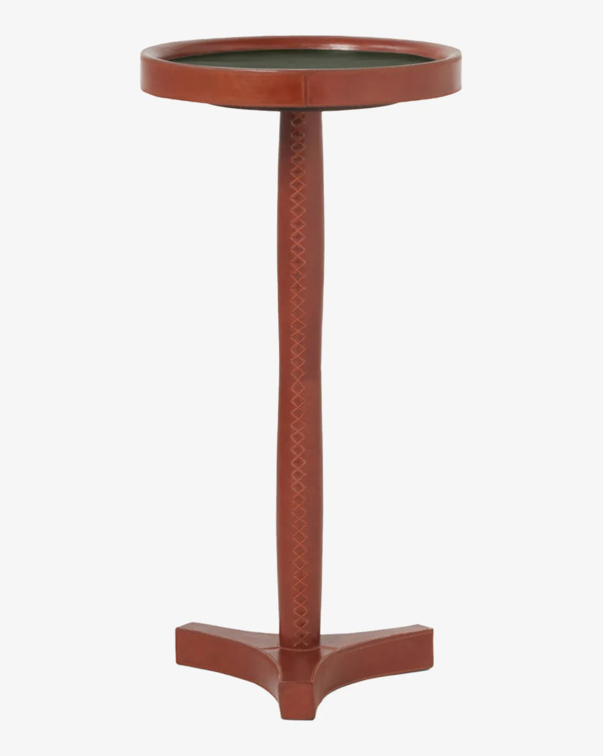 McCoy Leather Side Table