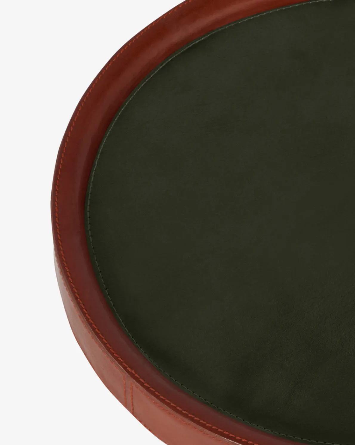 McCoy Leather Side Table