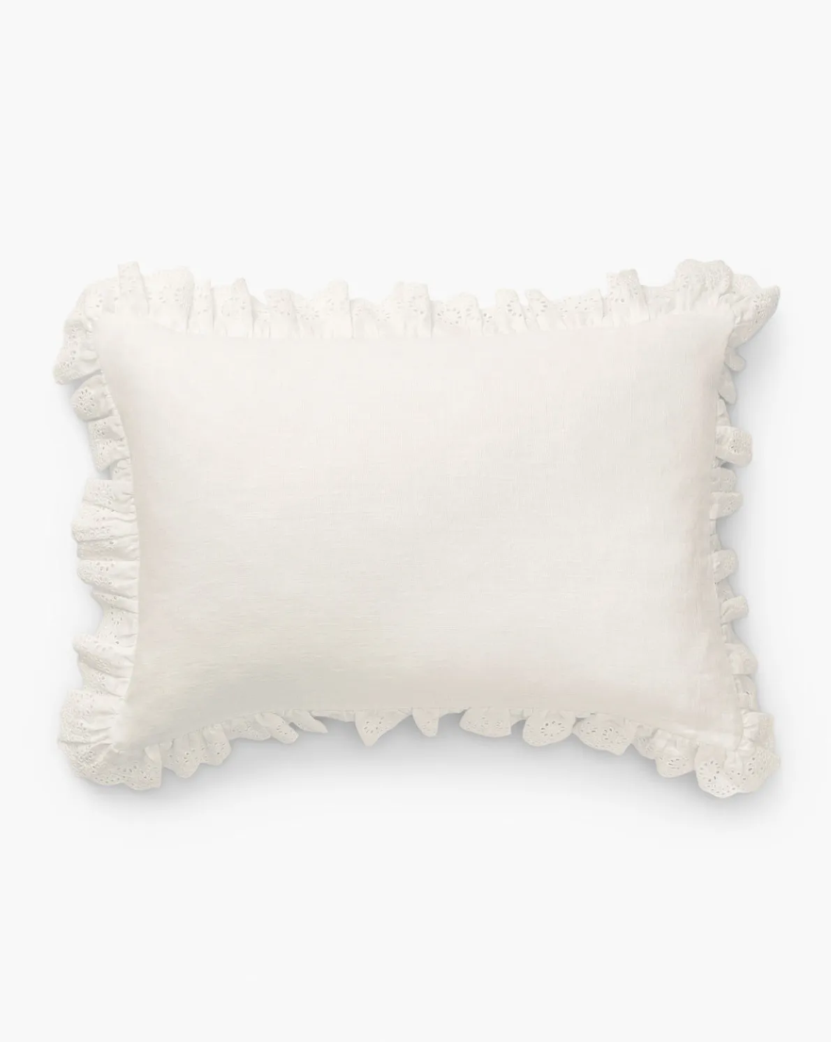 McGee & Co. x Loeffler Randall Delilah Broderie Trim Pillow Cover